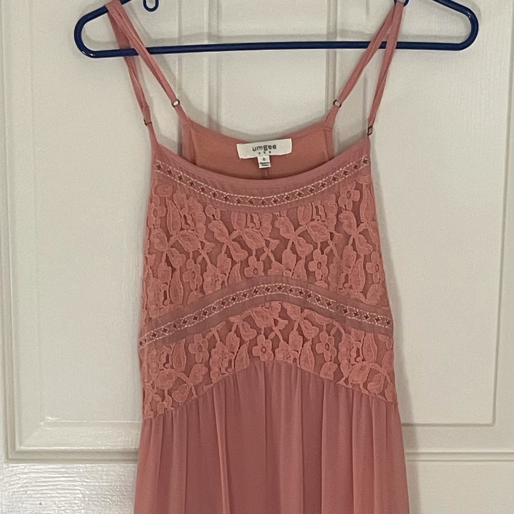 Mauve maxi dress